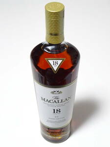 【新品未開封品】未開栓 THE MACALLAN ザ・マッカラン 18年 シェリーオークカスク SHERRY OAK CASK 700ml 43% ウイスキー