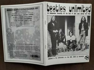 ★半額以下！輸入誌『beatles unlimited』No.49 1983年 〒140円～ 新品！美品！即決！