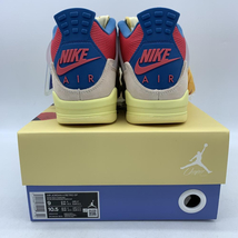 【中古】NIKE×UNION AIR JORDAN 4 RETRO SP GUAVA 27cm DC9533-800 マルチカラー スニーカー ナイキ[240019418191]_画像4