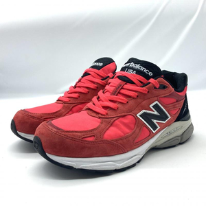 【中古】New Balance M990PL3 27cm　ニューバランス　レッド[240019442416]