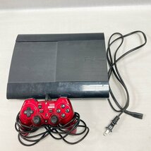 YA1 SONY ソニー PlayStation3 CECH-4300C 500GB ブラック 社外コントローラー ケーブル_画像1