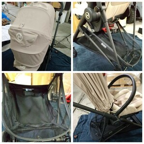 y022001t cybex サイベックス MELIO CARBON シーシェルベージュ ベビーカー折りたたみベビーカーの画像5