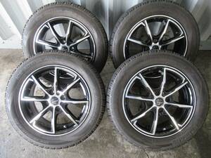 トヨタ　ヤリス　スタッドレスタイヤ+ホイールセット　ナンカン　ICE　ACTIVA　AW-1　2020年　185/60R18　８．５分山　１５×5.5J　ET43