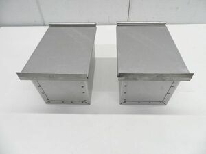 G183◆製パン用品◆食パン型1.5斤用(蓋付)2個セット 18×12×12cm 栃木 宇都宮 中古 業務用 厨房機器