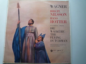 SG28 英COLUMBIA盤LP ワーグナー/二重唱 ワルキューレ、さまよえるオランダ人 ニルソン、ホッター