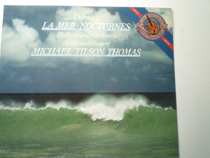 SG47 蘭CBS盤LP ドビュッシー/海、3つの夜想曲 T・トーマス/フィルハーモニアO DIGITAL