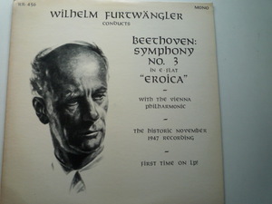 SG77 米DISCOCORP盤LP ベートーヴェン/交響曲第3番 フルトヴェングラー/ウィーンPO 1947年