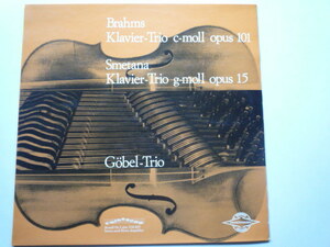 SH12 独colosseum盤LP ピアノ三重奏曲 ブラームス/Op.101、スメタナ/Op.15 ゲーベル・トリオ
