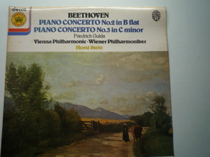 SI19 英DECCA盤LP ベートーヴェン/ピアノ協奏曲2、3番 グルダ/ホルスト・シュタイン/VPO