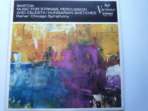 SJ31 英RCA盤LP バルトーク/弦楽器と打楽器とチェレスタの音楽、ハンガリーの風景 ライナー/シカゴSO