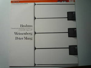 SJ52 伊FONIT CETRA盤LP ブラームス/ピアノ協奏曲第2番 ワイセンベルク/マーク/トリノRAI-SO