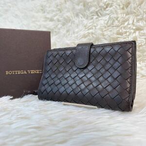 1スタ〜BOTTEGA ボッテガヴェネタ イントレチャート レザー 二つ折り ウォレット 長財布 財布 二つ折り財布 VENETA 