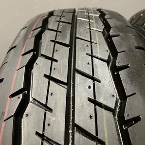 DUNLOP SP175N 195/80R15 107/105N LT 15インチ 夏タイヤ 4本 21年製 バリ溝 ハイエース キャラバン等 2本新車外し (VTP930)の画像8