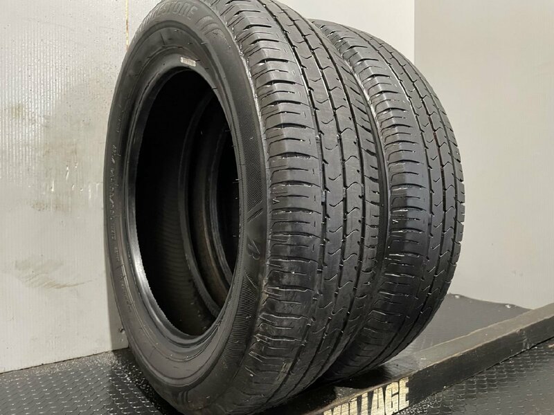 BS BRIDGESTONE ECOPIA NH100C 155/65R14 14インチ 夏タイヤ 2本 20年製 ルクラ モコ ピクシスエポック フレア デイズ ワゴンR等　(MTE556)