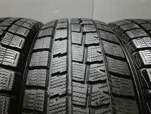 DUNLOP WINTER MAXX WM01 175/65R14 14インチ スタッドレス 4本 19年製 バリ溝 フィット ノート キューブ ベリーサ コルト等　(VTI906)_画像6