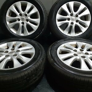 【YOKOHAMA BluEarth-Es ES32 205/60R16】夏タイヤ【トヨタ ヴォクシー 純正ホイール 16インチ 6J5HPCD114.3+50】22年製 バリ溝 (VTI914)の画像1