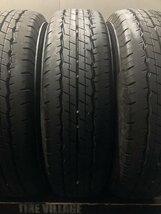 DUNLOP SP175N 195/80R15 107/105L LT 15インチ 夏タイヤ 4本 バリ溝 ハイエース キャラバン等　(TE291)_画像4