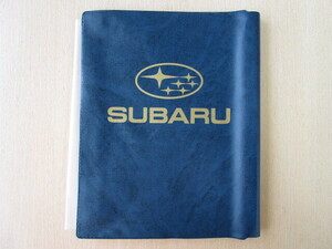 ★TT018★スバル　SUBARU　純正　取扱説明書　記録簿　車検証　ケース　取扱説明書入　車検証入★