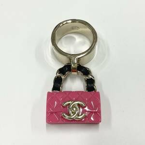 8974 Chanel здесь Mark matelasse сумка очарование кольцо кольцо розовое золото 