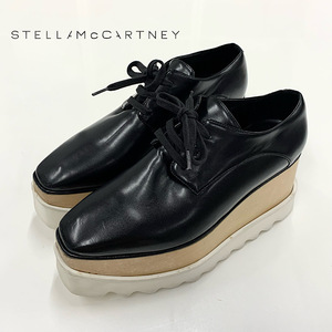 8256 Stella McCartney Ellis leather thickness bottom shoes black 