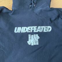 UNDEFEATED Hoodie BLACK L / アンディフィーテッド パーカー スウェット_画像3