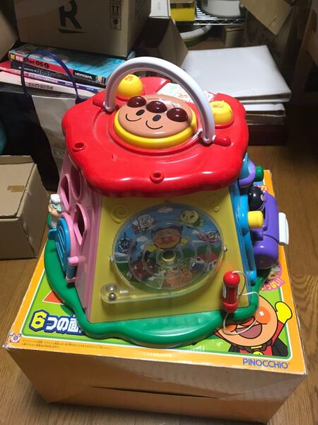 アンパンマン おおきなよくばりボックス 知育玩具 ベビー 乳幼児向け おもちゃ ANPANMAN 動作確認済み ピノチオ 箱付き
