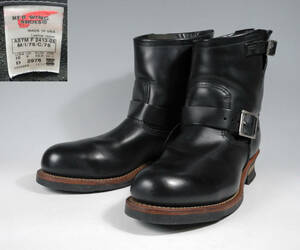  super-rare records out of production * rare size 10D* Red Wing 2976 Short engineer boots * Short engineer 2268 feather tag black black PT91 PT99 engineer 