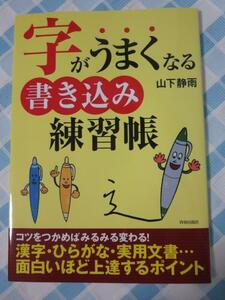 字がうまくなる書き込み練習帳 山下 静雨