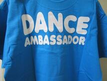 未使用 NSSA ダンス アンバサダー 半袖Tシャツ Mサイズ ブルー 日本ストリートダンススタジオ協会_画像4