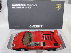 AUTOart 1/18 ランボルギーニ カウンタック LP500S ウォルターウルフ レッド 74651