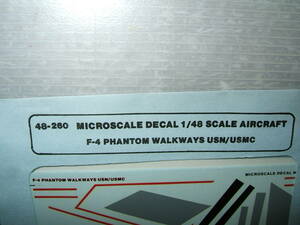 1/48　MSデカール　48-260　F-4用ウォークウェイ　1　　　　3-2