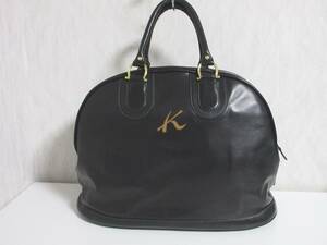 Kitamura Kitamura сумка "Boston bag" кожа Logo большая вместимость hj1172