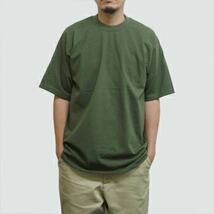 新品未使用 プロクラブ 6.5oz ヘビーウエイト 厚手 無地 半袖Tシャツ オリーブ 2XL サイズ proclub heavy weight_画像4