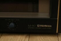 【パイオニア　Pioneer　M-90】パワーアンプ　ジャンク!!　管Z7926_画像3