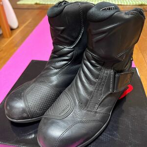 ◆alpinestars NEW LAND GORE-TEX ミッドライディングブーツ ブラック 26.5㎝ USED品◆