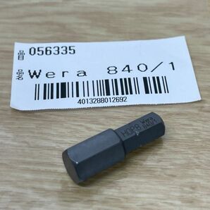 新品 Wera 六角ビット 6.35 対角8mm M10