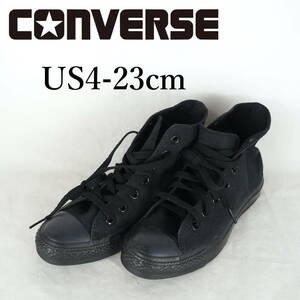 MK4499* CONVERSE*コンバース*レディースハイカットスニーカー*US4-23cm*黒