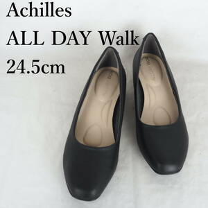 MK4824*Achilles ALL DAY Walk*アキレス オールデイウォーク*レディースパンプス*24.5cm*黒