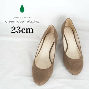 MK5022*green label relaxing*グリーンレーベルリラクシング*レディースパンプス*23cm*茶