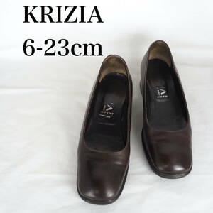 MK5045*KRIZIA*クリツィア*レディースパンプス*6-23cm*こげ茶