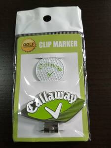 新品未使用 callaway キャロウェイ ゴルフマーカー グリーン