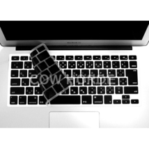 日本語 キーボードカバー (JIS配列)〈MacBook Air 13/Pro Retina 13,15インチ用〉マックブック ブラック(黒);HP0115;_画像3
