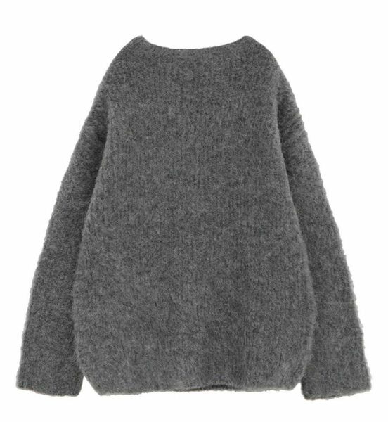 CLANE BOAT NECK ALPACA OVER KNIT TOPS 新品未使用