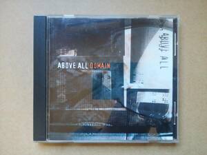 ABOVE ALL/Domain [CD] 輸入盤 90's uk new school hc/vegan metalcore