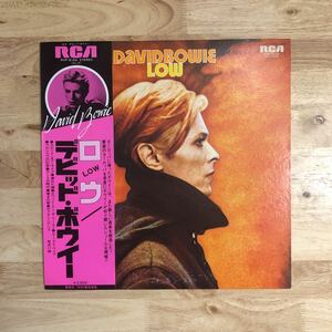 LP 国内初版 DAVID BOWIE デヴィッド・ボウイー/LOW ロウ[初版帯:英初年度と同じ77年PRESS:解説付き:RCA RECORDS RVP-6154]★ボウイ HEROES