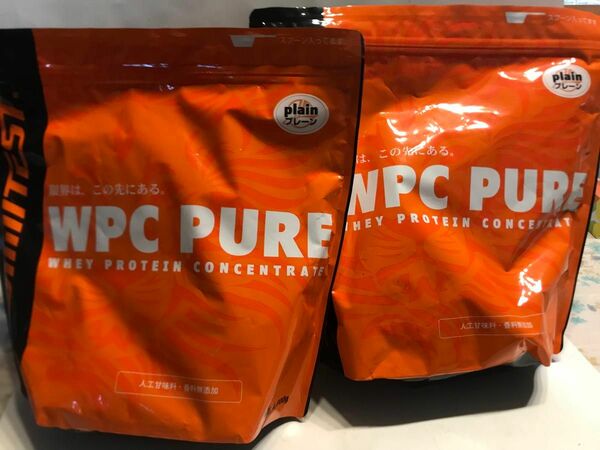 リミテスト ホエイ プロテイン 工場直販 国産 人工甘味料不使用 WPC PURE 1kg プレーンx2袋