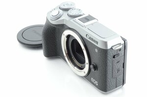 #A985 ★ショット数”４０００”回以下！新品級！★CANON EOS M6 Mark II ボディ シルバー キヤノン マーク２ マークⅡ