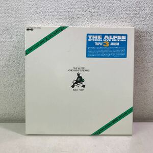 CB20◎ LP レコード　アルフィー　THE ALFEE / ONE NIGHT DREAMS 1983-1987 3枚組　スペシャルライブエディション　美盤　◎240216 