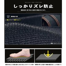 次世代のレザー フロアマット トランク用 ヤリスクロス MXPB10/15 MXPJ10/15 R02.08- ※DB一体【全国一律送料無料】【10色より選択】_画像4