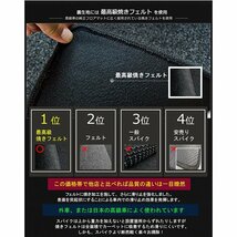 最高級 フロアマット トランク用 日産 エルグランド E52 後期 H26.01-【全国一律送料無料】【9色より選択】_画像8